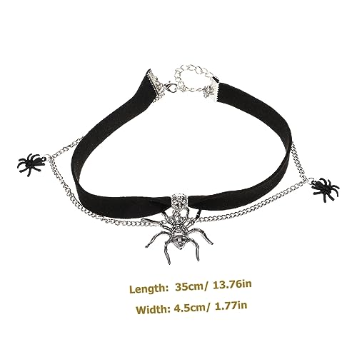 BESPORTBLE Halloween Karneval Spinnen Choker Halskette für Damen Verstellbar Einzigartiges Design Bequemes Tragen für Party und Cosplay Mystischer Gothic Schmuck BESPORTBLE Halloween Karneval Spinnen Choker Halskette für Damen Verstellbar Einzigartiges Design Bequemes Tragen für Party und Cosplay Mystischer Gothic Schmuck von BESPORTBLE