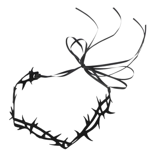 BESPORTBLE Halloween Kropfband aus Filz Gotische Halskette für Damen Bequemes Verstellbares Accessoire für Hexen Cosplay Maskerade Halloween und Festliche Anlässe BESPORTBLE Halloween Kropfband aus Filz Gotische Halskette für Damen Bequemes Verstellbares Accessoire für Hexen Cosplay Maskerade Halloween und Festliche Anlässe von BESPORTBLE