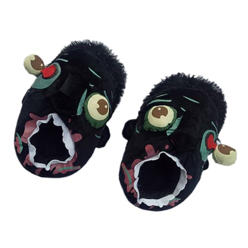BESPORTBLE Halloween Zombie Hausschuhe Cartoon Baumwollpantoffeln Warm Bequem Anti-rutsch Hausschuhe Für Zuhause Unisex Gruselig Lustig Geschenk von BESPORTBLE