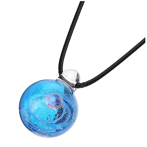 BESPORTBLE Planeten-halskette Für Damen Zierliche Kette Mit Kugel-anhänger Weltraum-motiv Personalisiert Hautfreundlich Passt Zu Jedem Kleidungsstil von BESPORTBLE