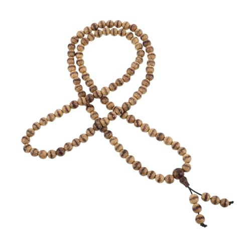 BESPORTBLE Handgefertigte Holzperlen Gebetskette für Meditation und Gebet Buddhistische Gebetsperlen Armband mit glatter Oberfläche Spirituelles Armband für Männer und Frauen Zen von BESPORTBLE