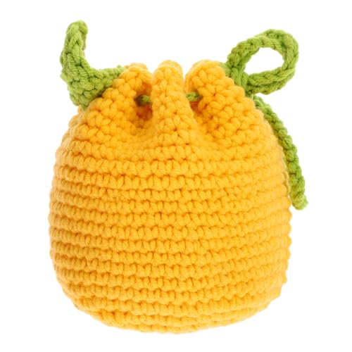 BESPORTBLE Kordelzug-geldbörse Aus Wolle Wollgarn-geldbörse Gewebte Änderungsbeutel Für Damen Praktische Aufbewahrungstasche Für Münzen Und Schlüssel von BESPORTBLE