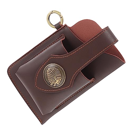 BESPORTBLE Männer Hüfttasche Pu Multifunktionale Gürteltasche Für Handy Und Karten Strapazierfähige Bauchtasche Im Retro-Stil Für Reisen Und Sport von BESPORTBLE