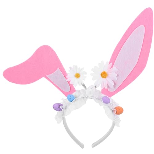 BESPORTBLE Hasenohr Haarband Für Erwachsene Süßes Kaninchenohr Stirnband Für Ostern Kostümpartys Weiches Stoffmaterial Kreatives Accessoire Für Feiern Cosplay von BESPORTBLE