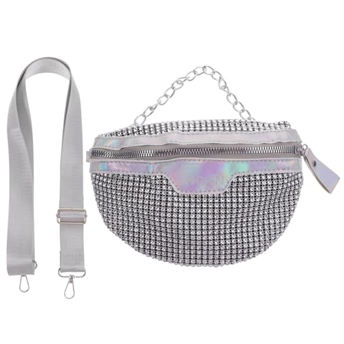 BESPORTBLE Shiny Fanny Pack Für Damen Bauchtasche Mit Glitzer Für Festivals Reisen Und Freizeit Praktische Hüfttasche Für Schlüssel Handy Und Kleine Essentials von BESPORTBLE
