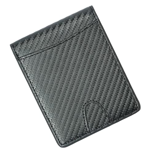 BESPORTBLE Diebstahlsichere Herren-geldbörse Aus Kohlefaser Ausweishalter Multifunktionale Aufbewahrungstasche Schmale Geldklammer Leicht Für Reisen Und Den Täglichen Gebrauch von BESPORTBLE