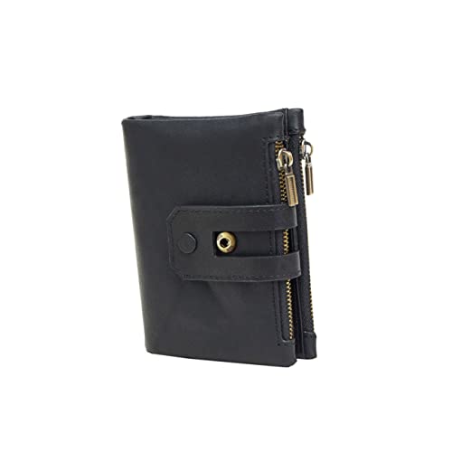 BESPORTBLE Geldbörse Herren Echt Material Mit Reißverschluss Multifunktional Für Kreditkarten Reise Dokumente Und Bargeld Geeignet Für Büro Party Und Alltagsgestaltung von BESPORTBLE