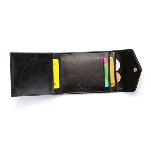 BESPORTBLE Kleines Herren Portemonnaie Aus Pu- Schlichtes Design Business-Clutch Mit Anti-RFID-Schutz Multifunktionale Geldbörse Für Herren von BESPORTBLE