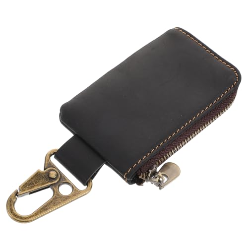 BESPORTBLE Herren Geldbörse mit Gürtelclip Kleines Schlankes Schlüsselmäppchen mit Reißverschluss Multifunktionale Münztasche für Ohrhörer und Schlüssel Praktisch für Reisen und Alltag von BESPORTBLE