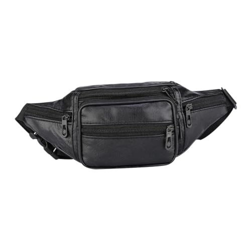 Herren Gürteltasche Handy-Seitentasche aus Leder praktische Bauchtasche Outdoor Bauchtasche Handy gürteltaschen Ledergeldbörse Geldbörsen Multifunktions-Gürteltasche Hüfttasche von BESPORTBLE