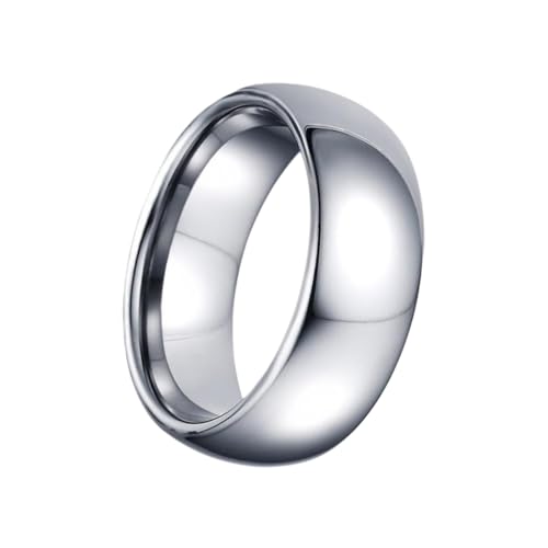 BESPORTBLE Wolframring Für Herren Fingerringe Hochglanzpolierte Oberfläche Extrem Und Kratzfest Für Alltag Und Besondere Anlässe von BESPORTBLE