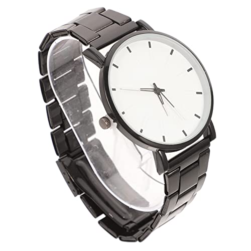 BESPORTBLE Edelstahl-quarzuhr Herren-Armbanduhr Einfache Armbanduhr Für Herren Lässige Uhr Aus Edelstahl Robuste Herrenuhr Mit Ergonomischem Design von BESPORTBLE