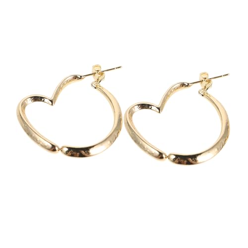 BESPORTBLE Herzcreolen Für Damen Unregelmäßige Ohrhänger Aus Metall Große Statement-creolen in Herzform Leicht Und Langlebig Für Geburtstage Und Feiertage BESPORTBLE Herzcreolen Für Damen Unregelmäßige Ohrhänger Aus Metall Große Statement-creolen in Herzform Leicht Und Langlebig Für Geburtstage Und Feiertage von BESPORTBLE