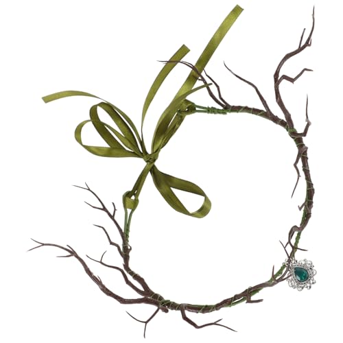 BESPORTBLE Hochzeitsdiadem Haarschmuck für Frauen Exotisches Brauthaarband mit Zweigdekoration für Hochzeiten Geburtstagsfeiern und Besondere Anlässe Leicht und Anpassbar von BESPORTBLE