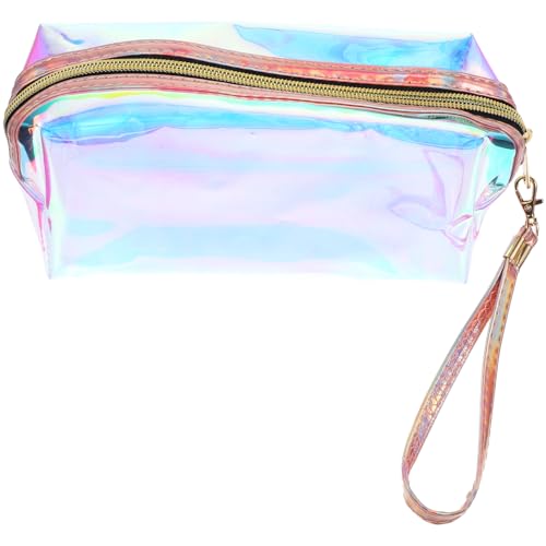BESPORTBLE Reise Kosmetiktasche Für Frauen Tragbare Transparente Toilettentasche Mit Reißverschluss Für Outdoor Makeup Und Reisen Multifunktionale Aufbewahrungstasche Im Modernen Design von BESPORTBLE