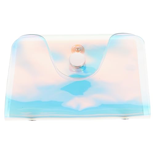 BESPORTBLE Hologramm Tasche Organizer Mit Seiten Und Positionen Transparentes Kreditkartenetui Für Reisen Sport Und Shopping Holografischer Effekt von BESPORTBLE