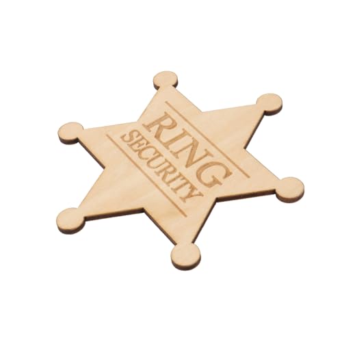 BESPORTBLE Holz Brosche für Hochzeit Anstecknadel im Rustikalen Design Langlebig Vielseitig für Kleider Anzüge Taschen Perfektes Accessoire für Besondere Anlässe von BESPORTBLE