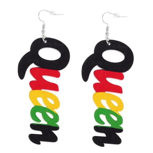 BESPORTBLE Ohrringe Aus Holz Buchstaben Königin Tropfenohrringe Für Damen Ohrhänger Ohrschmuck Kreative Ohrdekoration Leicht Und Praktisch BESPORTBLE Ohrringe Aus Holz Buchstaben Königin Tropfenohrringe Für Damen Ohrhänger Ohrschmuck Kreative Ohrdekoration Leicht Und Praktisch von BESPORTBLE