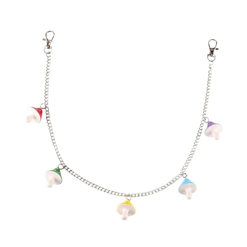 BESPORTBLE Pilz Anhänger Hosenkette Für Jeans Gürtel Geldbörse Kette Mit Pilz Motiven Für Modische Accessoires Für Party Bar Club Tragen von BESPORTBLE