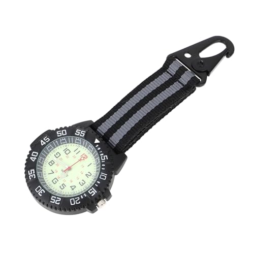 BESPORTBLE Rucksack-Clip-Uhr Mit Karabiner-Schnalle Digital-anzeige-Uhr Für Backpacker Und Bergsteiger Kratzfest Und Robust von BESPORTBLE