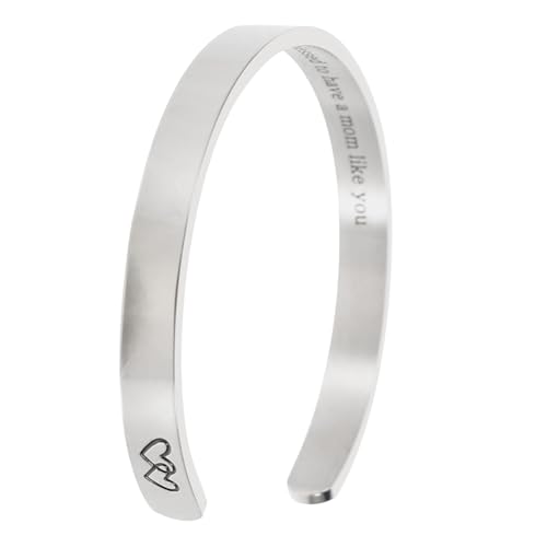 BESPORTBLE Inspirierendes Edelstahlarmband für Frauen Verstellbares Armband mit Gravur Ich Bin Gesegnet eine Wie Dich zu Perfektes Muttertag Geburtstag oder Weihnachten von BESPORTBLE