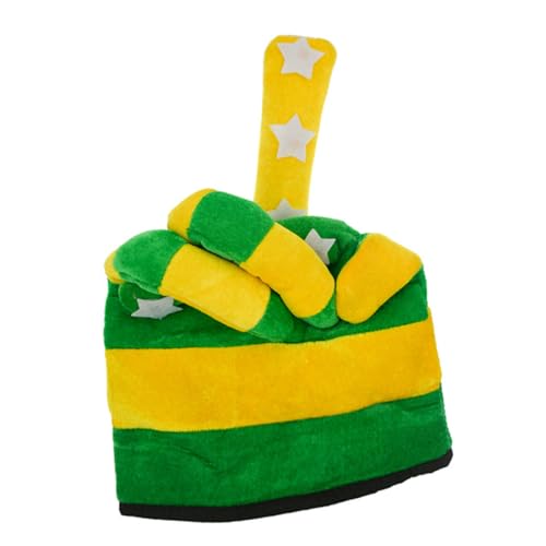 BESPORTBLE St Patrick's Day Mütze Gestreift Für Party Fingerdesign Hut Geeignet Für Kostüme Und Besondere Anlässe von BESPORTBLE