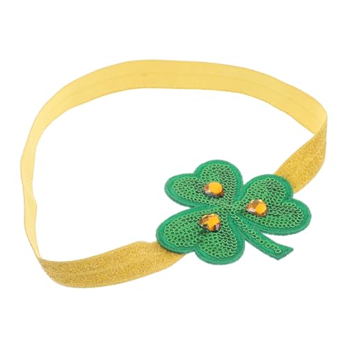BESPORTBLE Kleeblatt-haarband Grün Elastisch Für Damen Und Mädchen St Patricks Day Stirnband Mit Blumen-design Rutschfestes Kopfbedeckung Für Feiertagsfeiern Und Partys von BESPORTBLE