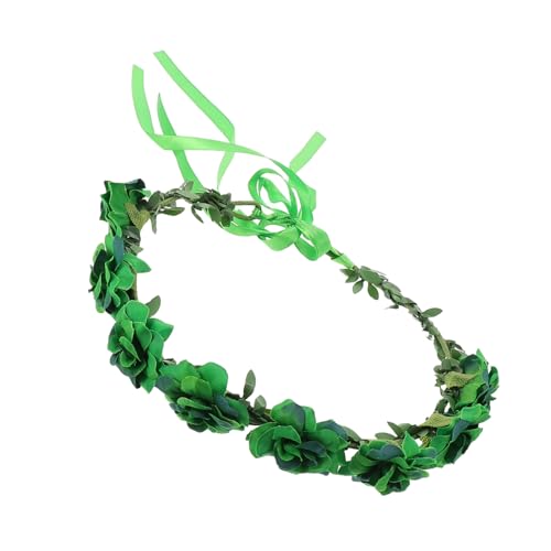 BESPORTBLE Irisches Kranz-stirnband Haarbänder Modische Stirnbänder Party-stirnbänder St Patrick Day Zubehör St Patricks Day Zubehör Für Damen St Patricks Day Haarschmuck Grün Stoff von BESPORTBLE