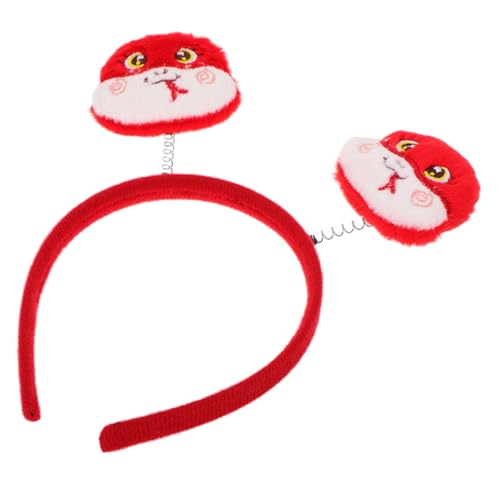 BESPORTBLE Jahr Der Schlange-stirnband Partygeschenke Für Schlangen Schneemann-hut-stirnband Schlangenkostüm Für Erwachsene Spielzeugschlange Elastisches Stirnband Urlaub Stirnbänder Stoff von BESPORTBLE