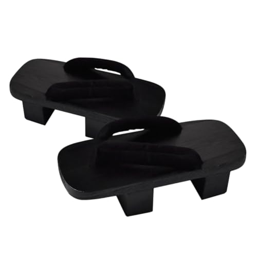 BESPORTBLE Japanische Holzclogs Unisex Sommer Slippers Flops mit Dicker Sohle Langlebig und Modisch Slip Design für Freizeit Outdoor und Party Passend von BESPORTBLE