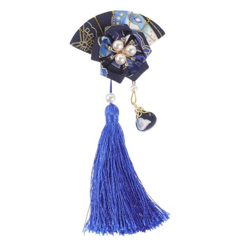 BESPORTBLE Klassische Japanische Haarklammer Mit Quasten Elegantes Fächer-haaraccessoire Für Damen Für Hochzeiten Festivals Und Geschenkanlässe von BESPORTBLE