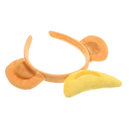 BESPORTBLE Katzenohren Haarreif Monkey Ear Haarband für Cosplay und Festivals Lustiges Party Accessoire für Damen von BESPORTBLE