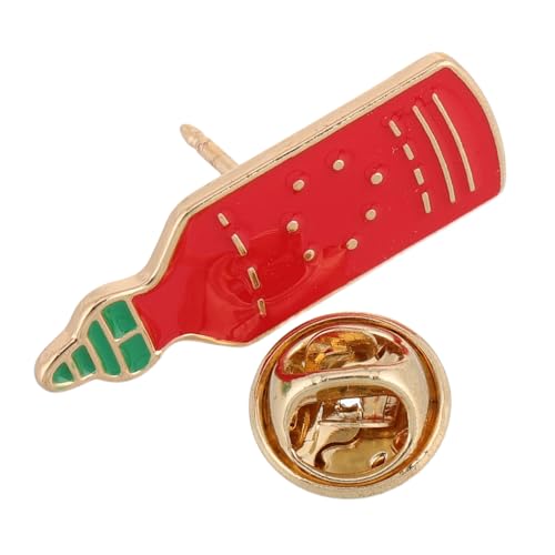 BESPORTBLE Ketchup Brosche Robustem Zinklegierung Niedliche Cartoon Anstecknadel für Kleidung Taschen Rucksäcke Vielseitige Dekorative Lapel Pin Farbintensiv und Langlebig von BESPORTBLE