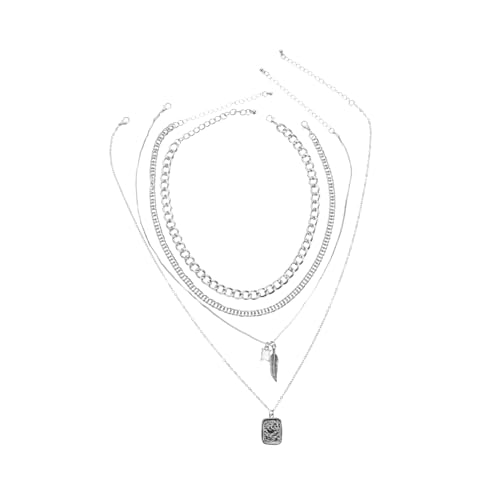 BESPORTBLE Kette für Männer Punk Multi Layer Clavicle Halskette Schmuck für Partys Reisen zu Besonderen Anlässen BESPORTBLE Kette für Männer Punk Multi Layer Clavicle Halskette Schmuck für Partys Reisen zu Besonderen Anlässen von BESPORTBLE