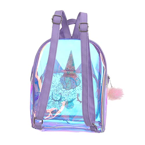 BESPORTBLE Klarer Einhorn Rucksack Für Mädchen Transparent Leicht Großes Fassungsvermögen Kindergarten Schule Vielseitig Einsetzbar von BESPORTBLE