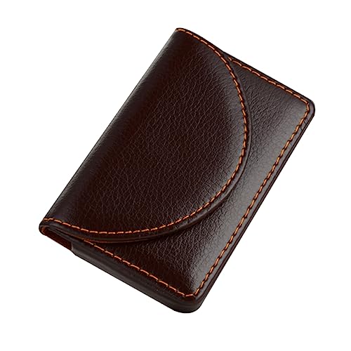 BESPORTBLE Klassischer Business Kartenhalter PU mit Magnetverschluss für Männer Frauen Elegantes Design für Visitenkarten Kreditkarten Kompakt Tragbar von BESPORTBLE