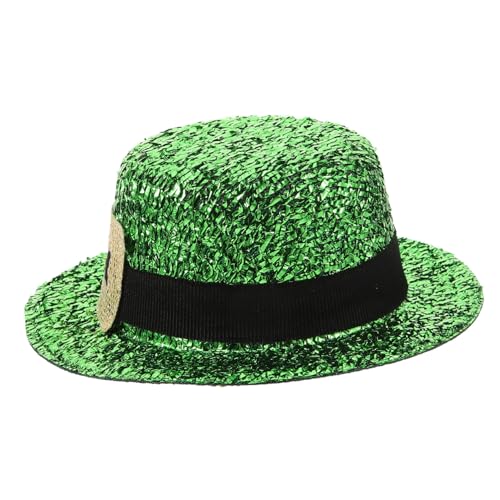 BESPORTBLE St Patrick's Day Haarklammer Mit Grünem Drei-hut Frauen Haaraccessoire Für Feste Lustige Und Bunte Haarspangen Für Feiern Und Partys von BESPORTBLE
