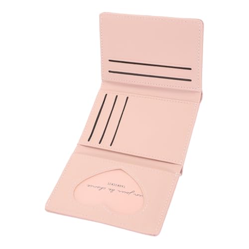 BESPORTBLE Kleines Kartenhalter Geldbörse Aus Pu Material Für Frauen Mädchen Mit Blumen Verzierung Zum Aufbewahren Von Karten Bargeld Und Kleinteilen Stilvolle Tasche Für Kreditkarten von BESPORTBLE