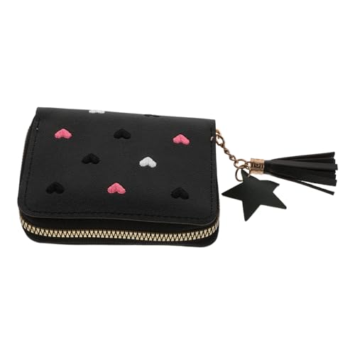 BESPORTBLE Kleine Geldbörse Für Damen Multifunktionale Reißverschlusstasche Mit Münzhalter Kompaktes Portemonnaie Mit Vielen Kartenfächern Süßes Design von BESPORTBLE