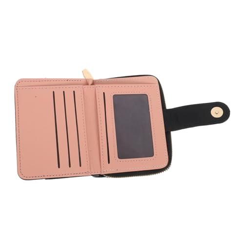 BESPORTBLE Kleine PU Kartenbörse mit Reißverschluss Kompakter Kreditkartenhalter mit Großem Fassungsvermögen Litchi-Struktur Akkordeon-Stil für Schnellen Zugriff Modisch und Praktisch für von BESPORTBLE