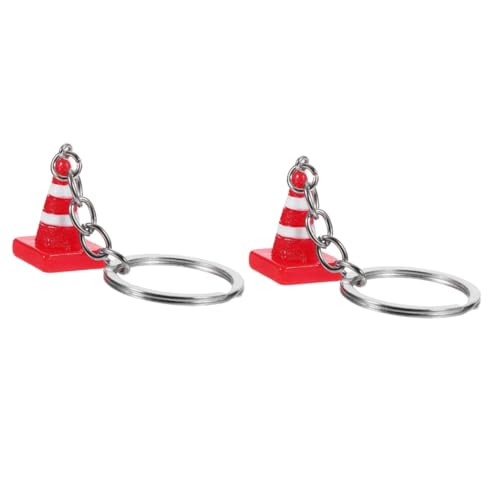 BESPORTBLE 2stücke Kleine Verkehrskegel Schlüsselanhänger Süßer Bag Pendant Für Taschen Rucksäcke Und Geldbörsen Als Kinderparty Mitgebsel Oder Ästhetische Deko von BESPORTBLE
