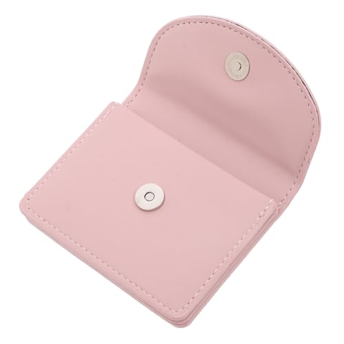 BESPORTBLE Kompakte Damen Geldbörse Aus Pu-Material Schlanker Kreditkartenhalter Mit Praktischem Münzfach Stilvolles Minimalsiten-Design Für Alltag Und Business von BESPORTBLE