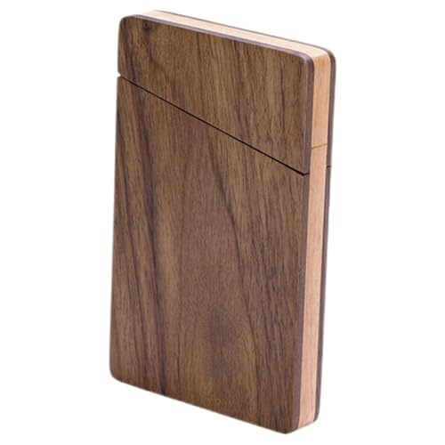 BESPORTBLE Visitenkartenhalter Aus Walnussholz Kartenhalter Für Visitenkarten Visitenkartenbox Kartenetui Für Männer Büroaccessoires Geschäftsgeschenke von BESPORTBLE