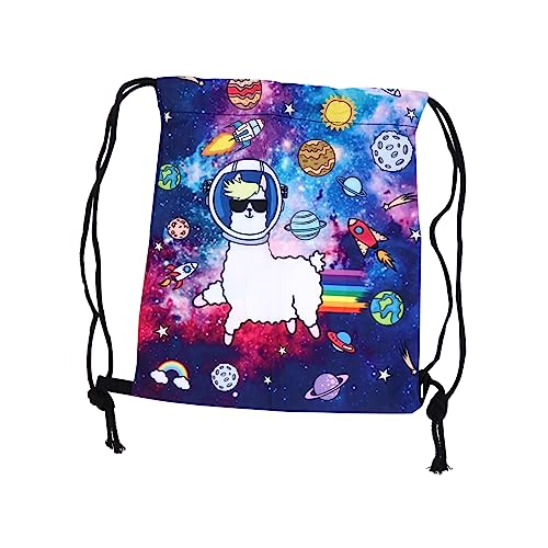 BESPORTBLE Kordelzugbeutel Mit Gedrucktem - Praktische Junge Mädchen-Tasche Aus Hochwertigem Material Als Aufbewahrungstasche Für Kleidung Und Bücher Leicht Zu Tragen Und Langlebig von BESPORTBLE