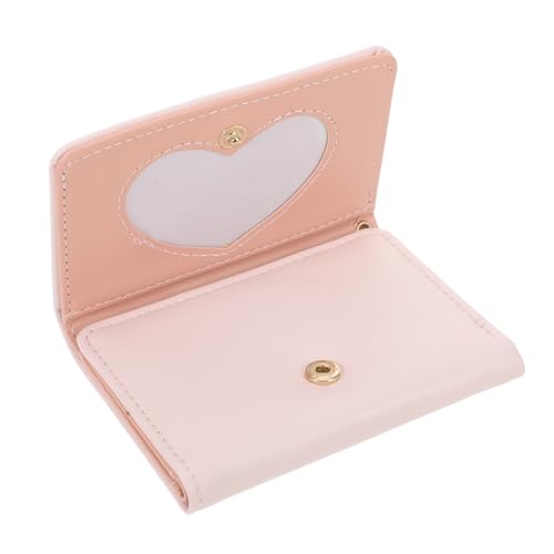 BESPORTBLE Koreanische Damen Kurzgeldbörse Rosa Mini Portemonnaie Schmetterling Münzfach Leicht Kompakt Für Alltag Shopping Reisen von BESPORTBLE