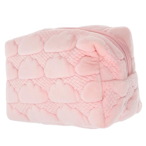 BESPORTBLE Plüsch-Make-up-Tasche Süße Make-up-Tasche Reise-Kosmetiktasche Tragbare Kosmetiktasche Mit Ausreichend Stauraum Für Kosmetika Und Utensilien Dekoratives Und Praktisches Design von BESPORTBLE