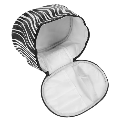 BESPORTBLE Kosmetiktasche Organizer Mit Streifendesign Reise-kulturtasche Aus Polyester Für Damen Make-up-Tasche Mit Viel Stauraum Für Reisen Oder Täglichen Gebrauch Als von BESPORTBLE