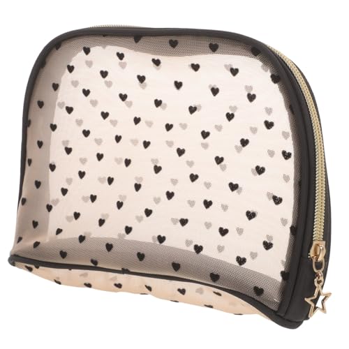 BESPORTBLE Kosmetiktasche Tragetasche Für Damen Reise Kulturtasche Make Up Reisetasche Organizer Kulturbeutel Schminktasche Kosmetiktasche Kosmetiktasche Kosmetikbeflockung Schwarz von BESPORTBLE