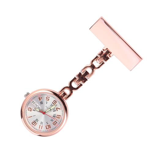 BESPORTBLE Krankenschwester Taschenuhr mit Digitalem Display Medizinische Uhr für Krankenschwestern Ärzte Pflegekräfte Design Roségold Perfektes von BESPORTBLE
