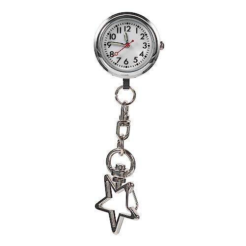 BESPORTBLE Krankenschwester Uhr Mit Clip Taschenuhr Für Ärzte Pflegepersonal Analog Uhr Im Stern Design Hängende Taschenuhr Für Frauen Männer Praktische Fob Uhr BESPORTBLE Krankenschwester Uhr Mit Clip Taschenuhr Für Ärzte Pflegepersonal Analog Uhr Im Stern Design Hängende Taschenuhr Für Frauen Männer Praktische Fob Uhr von BESPORTBLE